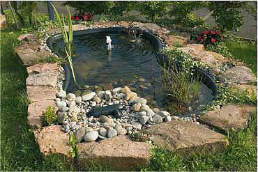 Installation d'un bassin de jardin préformé  Jardinerie Truffaut conseils