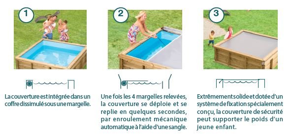 Pistoche : la piscine en bois pour les enfants en toute sécurité