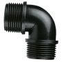Coude 90  male polypropylene 20-27