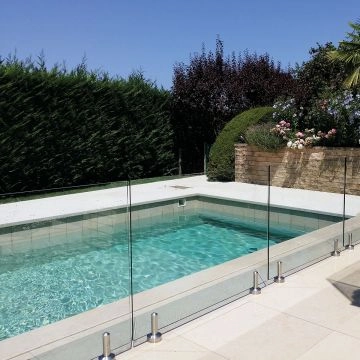 Barriere de piscine en verre Poolgarde luxe