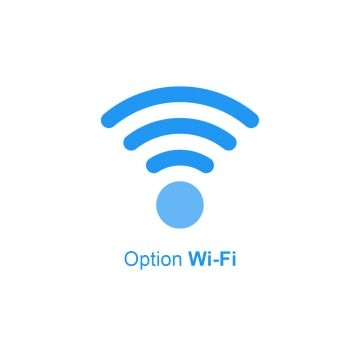 Option connexion en Wi-Fi