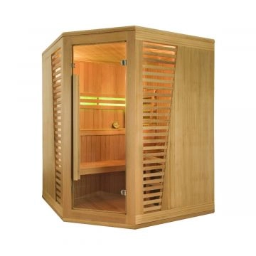 Sauna traditionnel d'angle Venetian 4-5 places