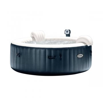 Spa gonflable PureSpa LED 6 places blue navy Intex