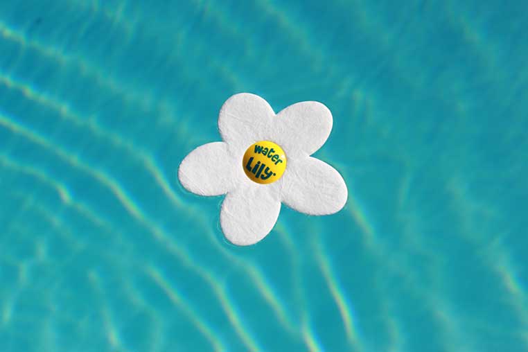 Water Lily ®, dans l'eau absorbe les graisses et crèmes solaires !