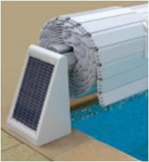 Volet hors-sol automatique solaire pour piscine